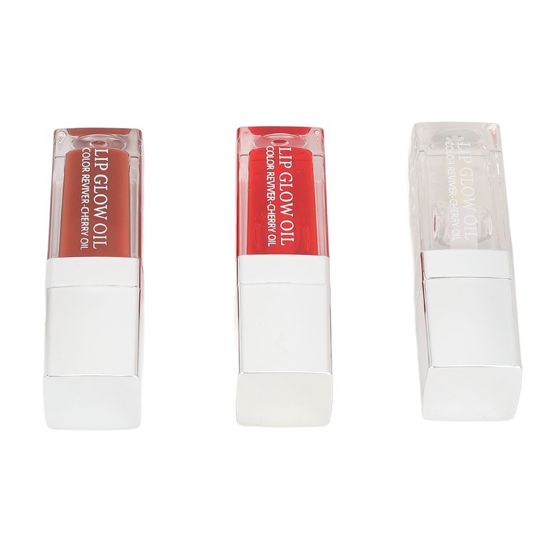 3pcs Plumping Lip Oil Set Long Lasting Hydrating Nourishing Glossy