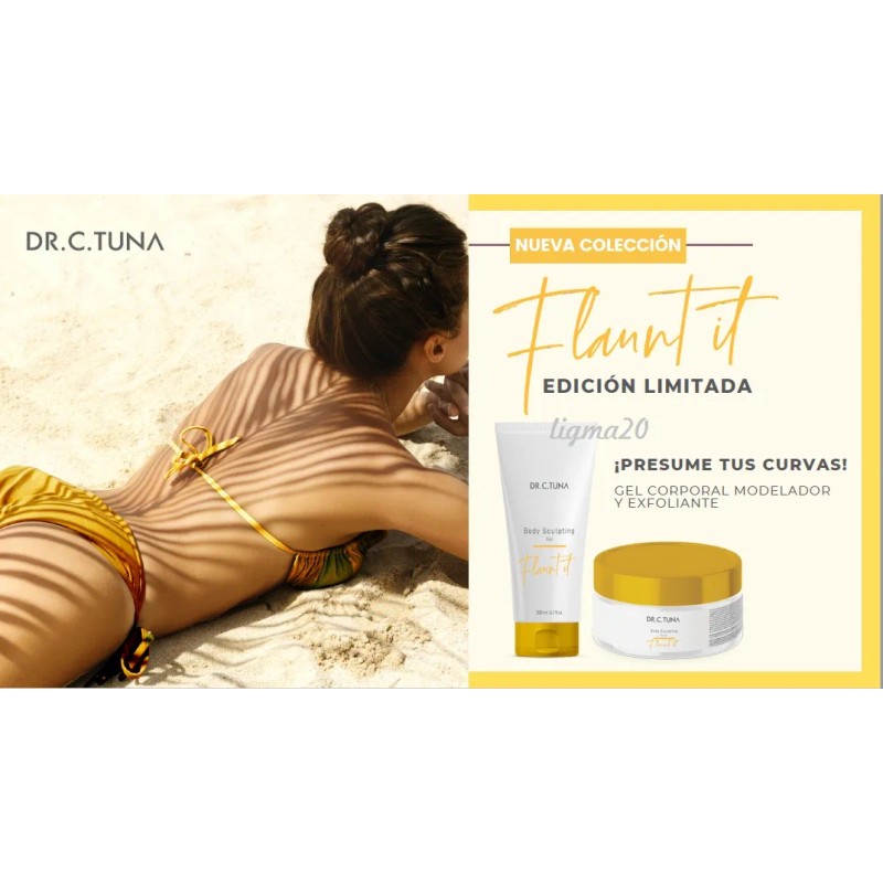 Ctuna Flaunt Exfoliante Modelador Cuerpo Farmasi Tomillo Chabacano