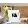 Pearhead Coming Soon Sonogram Frame, Gender Reveal Ultrasound Picture Frame,