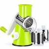 Rotary Cheese Grater for Everyday Food Prep – 3 Interchangeable