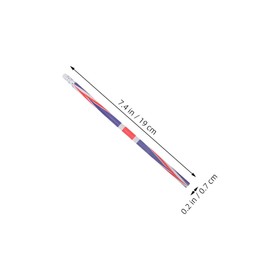 OHPHCALL 24pcs Uk Flag Pencils for Wood Case with Eraser Toppers Fun Party Favor Stationery for School Office Classroom Activities