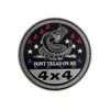 Don’t Tread On Me - Solid Stainless Steel Metal 4x4