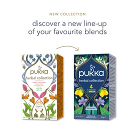 Pukka Organic Herbal Tea Collection, Four Different Flavours, 80 Home Compostable Herbal Tea Bags, 4 Packs