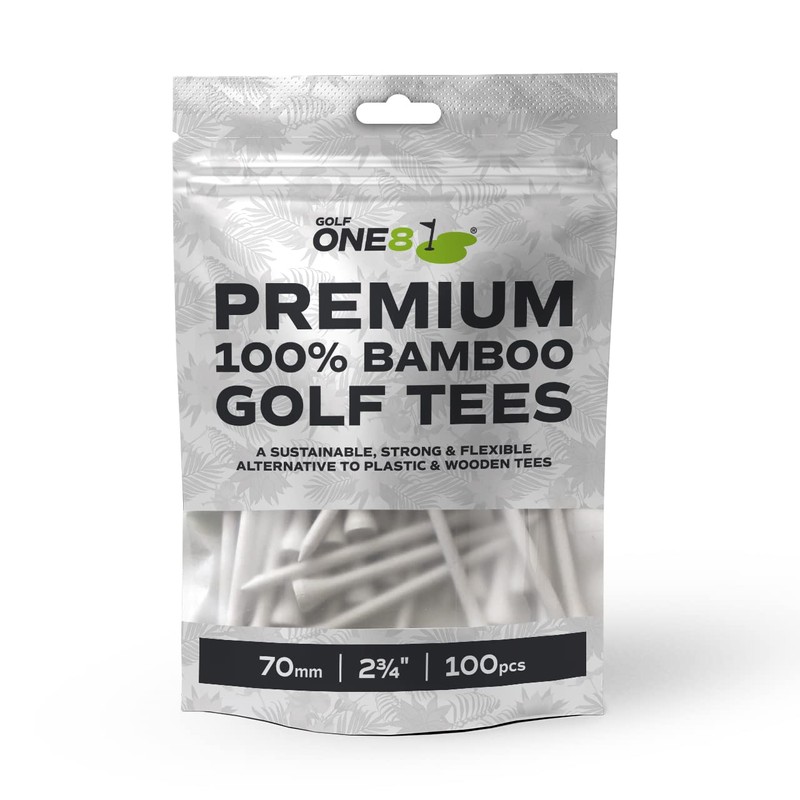 GOLF ONE8® Golf Tees | 2 3/4" Inch - 70mm