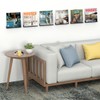 AITEE Vinyl Wall Mount: 6 Pack Black Acrylic Record Wall