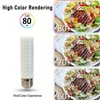 Geminilite E26 LED Corn Light Bulbs 12W, Daylight White 6500K,