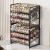 Iron Cat Food Container, Can Organizer for Pantry, Pet Food