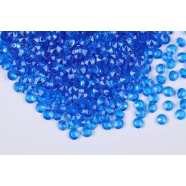 Gintoaria 1000pcs Platic Acrylic Gems Fake Acrylic Diamonds Vase Filler Beads Faux Diamond Crystals Jewels for Makeup Brushes Holder Table Scatter Confetti Party Arts Crafts Birthday Wedding Decor