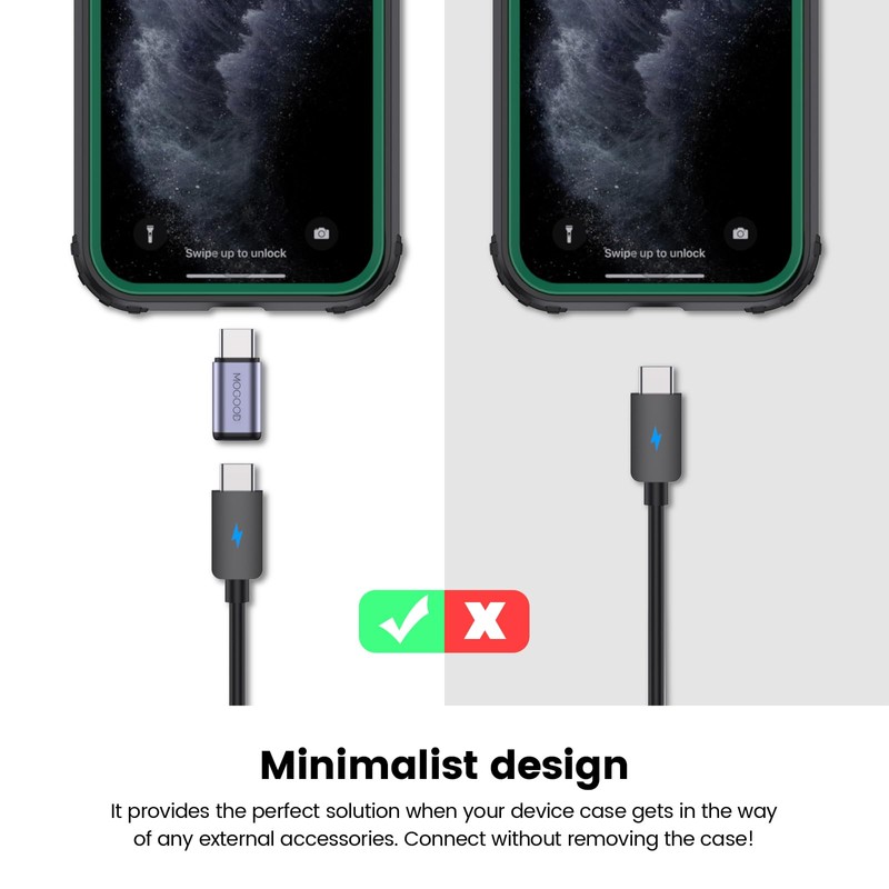 MOGOOD USB C Male to Female Adapter, USB C Extension