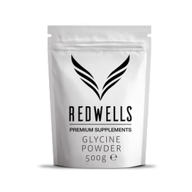 Glycine Powder REDWELLS NO Additives Amino Acid GMO Free Vegan - 500g Pack