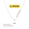 LLWOM Gold Necklace for Women, Dainty 14K Gold Plated Fish