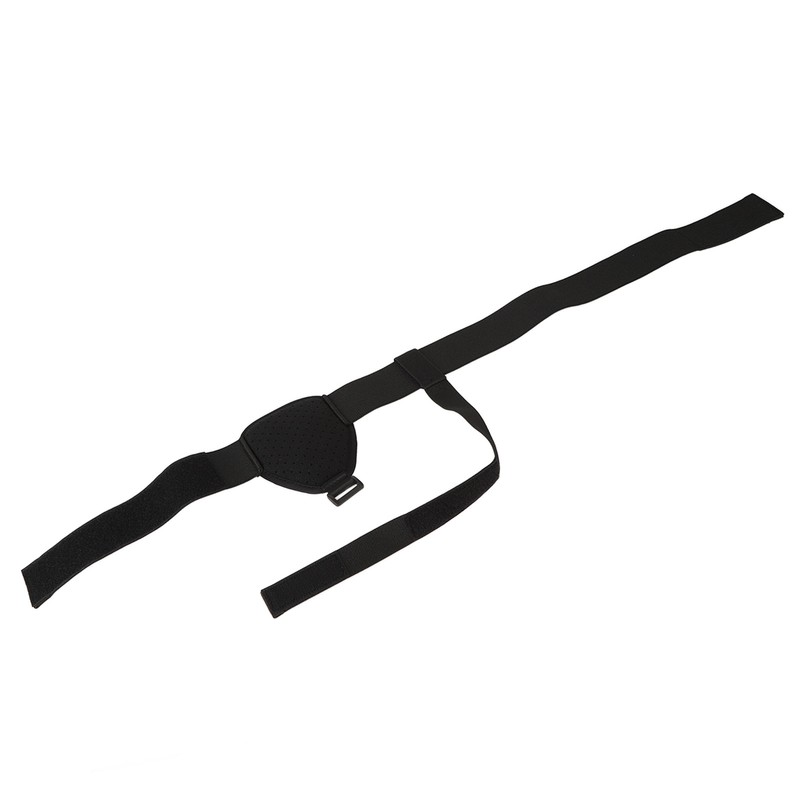 Inguinal Hernia Belt Adjustable Black PVC Gel Bag Soft Foam