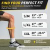 CAMBIVO Calf Compression Sleeves with Side Stabilizers for Men &