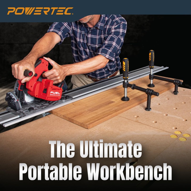POWERTEC Arachni Flex 24" x 48" Foldable Workbench Tabletop -