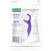 GUM Comfort Slide Flossers, Silky Floss for Tight Spaces, Mint,