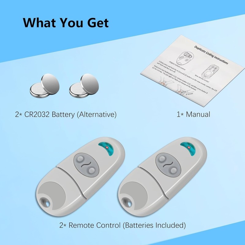 Gate Remote Control, 433.92MHz Universal Gate Remote Control, Universal Gate