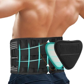 Back Brace for Lower Back Pain Women & Men, Adjustable Back Support Belt, Breathable Lumbar Support with Lumbar Pad Giving Better Stable Support(Large)