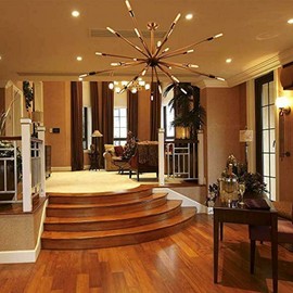 LDCHIUEN T20 T6 Small LED Bulb Long Filament 2W Equal 25 Watt E12 Candelabra Edison Tubular Amber Light Bulbs Dimmable 2200K Warm White, 4Pack