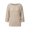 STREET ONE Damen 3015452 Strukturpullover, tusk Cream, 44