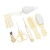 8pcs Convenient Daily Baby Nail Clipper Scissors Hair Brush Comb