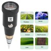 Soil pH Tester, Temperature/Soil Moisture/pH/Sunlight/Environment Humidity/Data Storage Backlight LCD Display