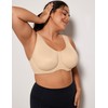 SYROKAN Women's Max Control Underwire Sports Bra High Impact Plus