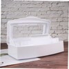 Healvian Transparent Lid Sterilizer Box for Nail Art Tools Durable