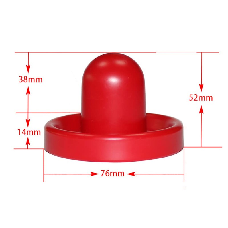 4 Pcs Air Hockey Pushers with 8 Pcs Pucks -