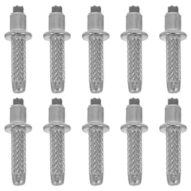 Garneck Hiking Poles Replacement Tips: Set of 10 Premium Tungsten Tips for Trekking Pole & Alpine Pole - Robust Hiking Pole Tip for Hiking Climbing Mountaineering Outdoor