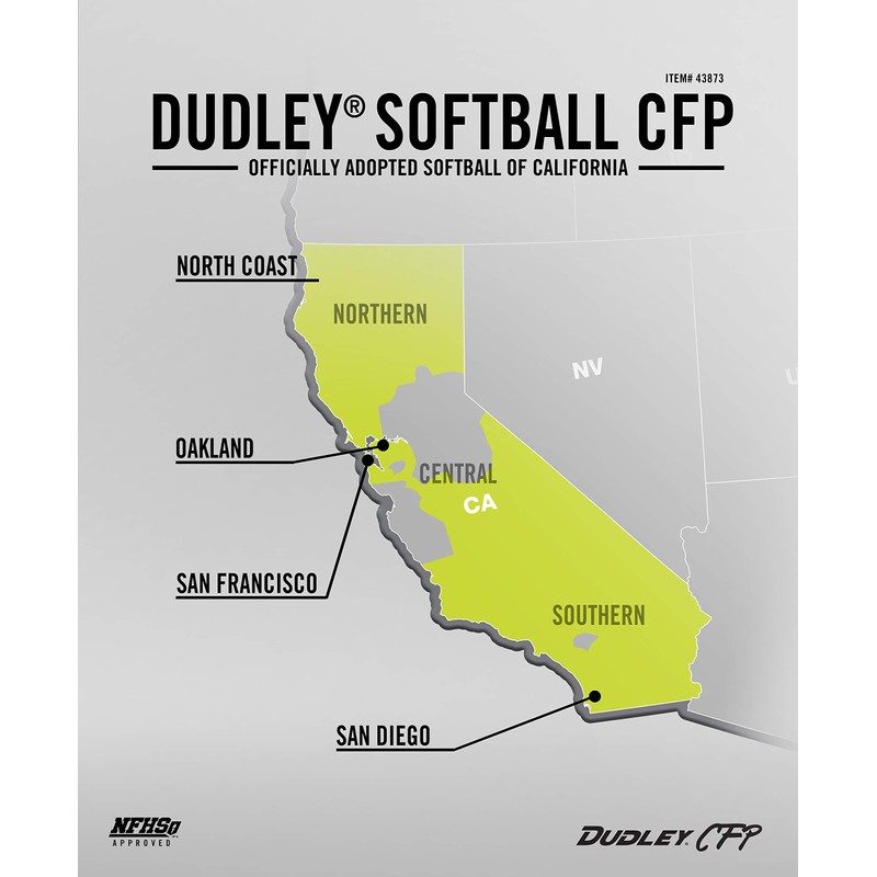 Dudley 12" CFP Leather Fastpitch Softball-12 Pack
