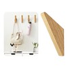 pson 4Pack Wooden Wall Hooks, Minimalist Natural Wood Coat Hooks,