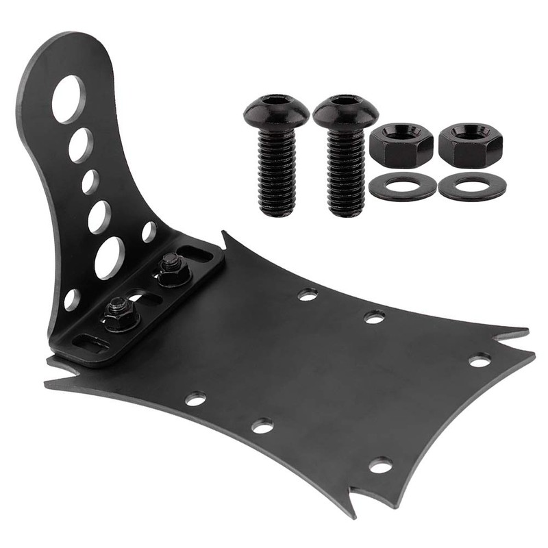 Motorcycle Retro Side Mount License Plate Tag Holder Bracket License