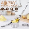 Multi-Purpose Stainless Steel Potato Ricer, Heavy Duty Large Capacity Potato