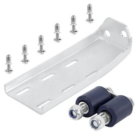 Upper Roller Bracket Kit with Rollers and Hardware, Fits for Peterbilt 379 Replaces 13-04387 13-04391 13-04667 13-04403, Driver or Passenger Side