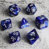 XSAJU TRPG Dice, Polyhedral Dice, 7 Pieces, 4, 6, 8,