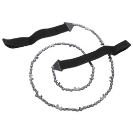 HME Pocket Folding Hand Chain 36 Inches Saw with Nylon Wrist Handle, Tree Cutting Emergency Survival Gear for Camping, Backpacking, Hiking, Hunting