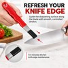 Handheld Knife Sharpener for Kitchen & Garden – Compact Edge