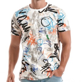 YININF Graphic Tees for Men - Hipster Hip-Hop Cool Novelty Design Streetwear T Shirts(PD220 White XL)