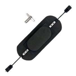 TUOREN Bass Drum Mute Pad Device with Drum Tuning Key, Kick Drum Mute Pad for Silent 18" to 26" Bass Drum, Rubber Drum Mutes Pack Kick Drum Practice Pad for Drum Muffling