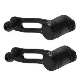 LALAFINA 2pcs Car Phone Mount Air Vent Clip Phone Holder with Rotation Easy Installation Stable Design for Optimal Viewing Angle Compatible with All Smartphones