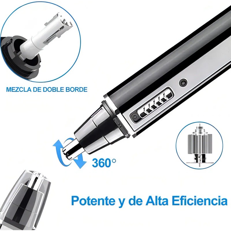 Waikil® 4 En 1 Afeitadora Rasuradora Barba Eléctrica Recargable Kit