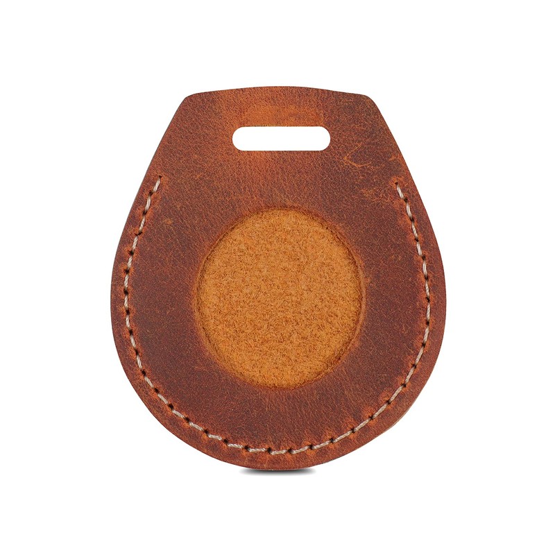 LONDO AirTag-Etui aus echtem Leder mit Trageriemen