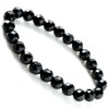 Men's Women's Onyx Bracelet, Black Agate, Natural Stone, Power Stone,
