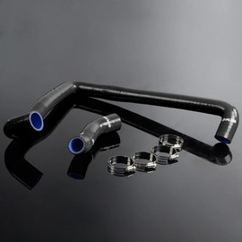 G-PLUS Silicone Radiator Hose Compatible with 1989-2000 Nissan 300ZX Fairlady VG30DET Z32 Black