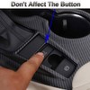HANSTRONG GEAR1Pcs ABS Carbon Fiber Black Gear Shift Knob Console