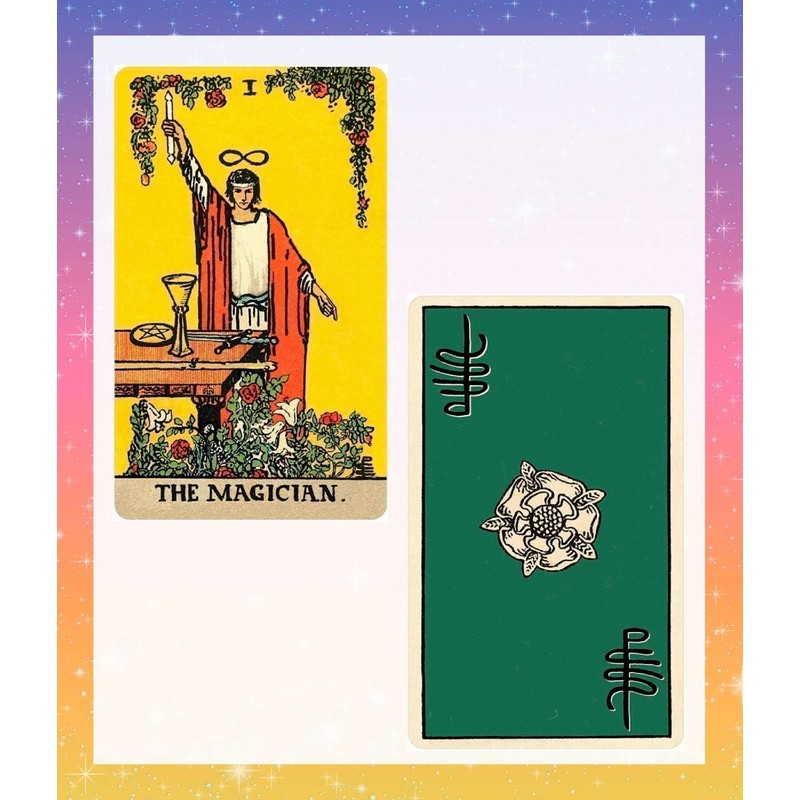 Smith Waite Tarot Deck Borderless Tarot Card with 67 Pages