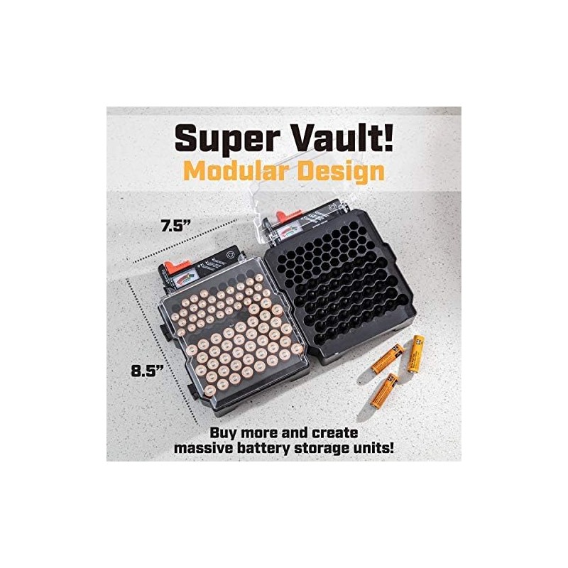 Battery Tester Checker (1 Pack w/Organizer)
