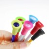 KOFULL Rubber Cushion Top Plastic Golf Tees Mixed Colors Pack