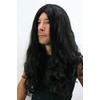 WIG ME UP - LM-155-P103 Perücke: Black Metal Headbanger Matte