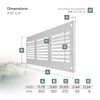 Vent Systems 30 x 10 cm - Pack of 2